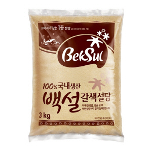 [CJ] 백설 갈색설탕/황설탕 3kg